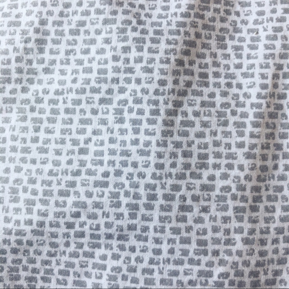 Calvin Klein White & Grey Burton Down Dress Shirt - Picture 4 of 4